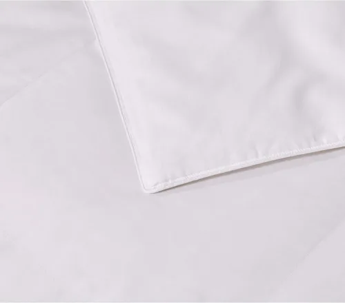 Vista 5 de Blue Ridge Home Fashions Edredón de plumón de ganso europeo de algodón egipcio de 1000 hilos, blanco, tamaño individual