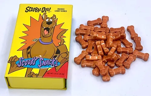 Vista 3 de Boston America Scooby-Doo Scooby Snacks Caramelos con sabor a naranja
