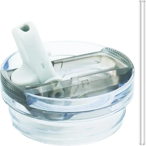 Vista 11 de Dreamfocus Tapa de Pajita Abatible a Prueba de Fugas de 14 oz Repuesto para Vaso Stanley de 14 oz Quencher H2.0 y ProTour Azur