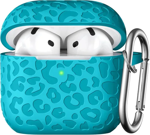 Vista 56 de Funda para Airpod Case y 2ª Generación con Diseño Leropard Grabado Compatible con Apple AirPods 2ª/1ª Generación de Carga, Bonita Protección
