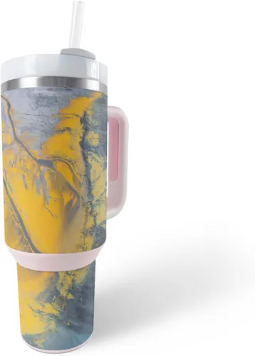 Vista 5 de MightySkins Skin - Vaso de vinilo compatible con Stanley The Quencher H2.0 FlowState de 40 onzas, mosaico de cebra, protectora, duradera y única