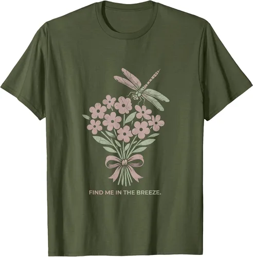 Vista 10 de Find Me In The Breeze Nature Inspired Design T-Shirt