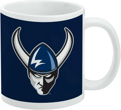 Vista 439 de Taza de cerámica con el logotipo principal de la Universidad Rider, taza de regalo novedosa para café, té y bebidas calientes, 11oz, blanca