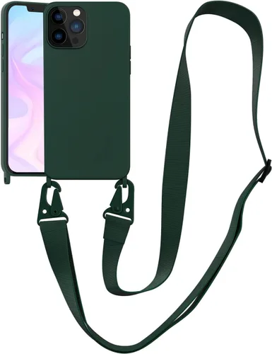 Vista 95 de Funda compatible con iPhone 8 Plus, iPhone 7 Plus/6 Plus/6S Plus con cordón, funda cruzada para iPhone con correa ajustable de silicona para iPhone
