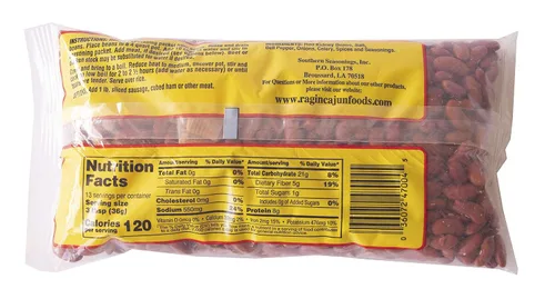 Vista 2 de Ragin - Frijoles rojos sazonados cajún con verduras y condimentos, 0.28 onzas de proteína, sin gluten, 16 onzas (paquete de 12)