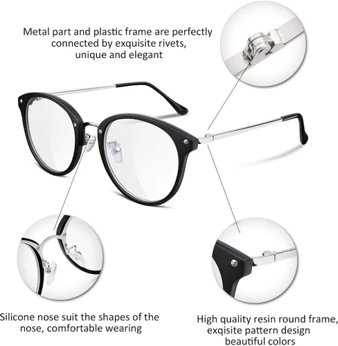 Vista 4 de FEISEDY - Lentes de sol para mujer, diseño vintage B2260