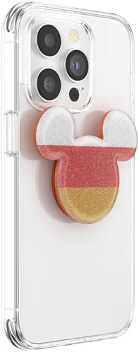 Vista 3 de Agarre para teléfono PopSockets con soporte expandible, agarre adhesivo, Disney - Candy Corn Mickey