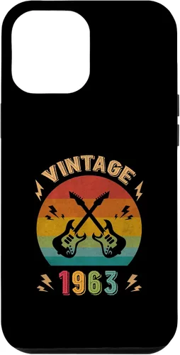 Vista 26 de Vintage 1963 Birthday Guitar Player 63th Guitarist Birthday Case for iPhone 17