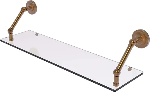 Vista 8 de Allied Brass PR-1/22-ORB Pr - Estante de vidrio con bordes biselados de 1 pulgada, 22 pulgadas, bronce aceitado
