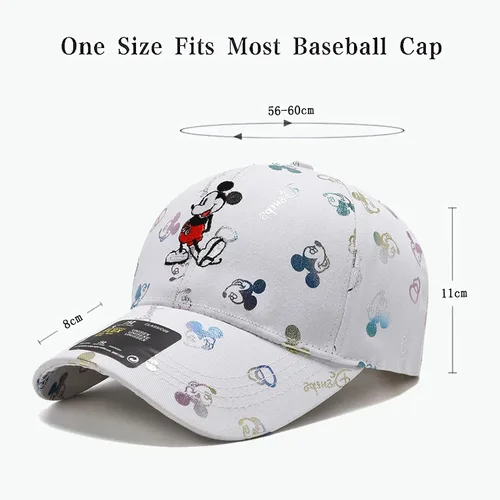 Vista 2 de Gorra de béisbol de dibujos animados bordado e impresión, sombreros de sol para hombres y mujeres, sombrero de béisbol hip hop para decoración