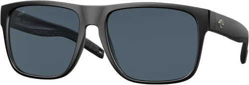 Vista 23 de Costa Man - Gafas de sol con montura negra mate, lentes de espejo verde, 2.323 in