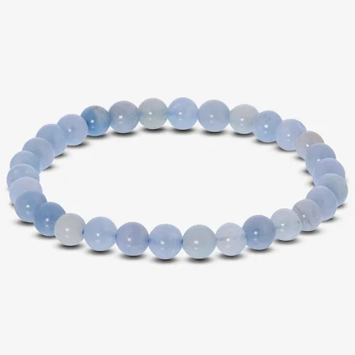 Vista 159 de Gem Avenue Handmade Round Bead Stretch Bracelet Unisex Natural Stone Beaded Jewelry for Men & Women, Elastic Wristband for Daily Wear
