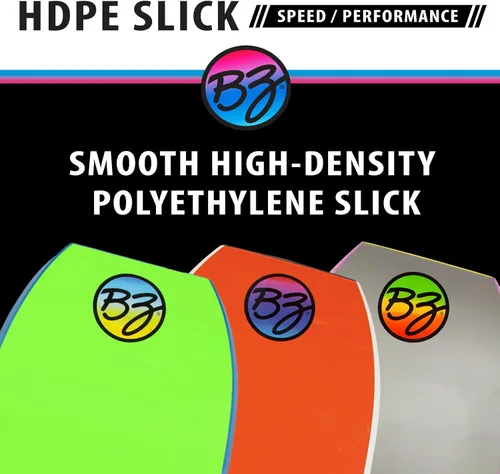 Vista 6 de BZ BodyBoards - T-10 Progressive Series Bodyboard - HDPE Slick - Crescent Tail - Núcleo PHUZION - Cubierta de 8 libras