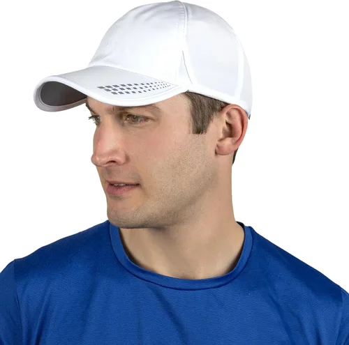 Vista 15 de TrailHeads Sombrero de verano para correr con protección UPF 50 de secado rápido para hombre Negro