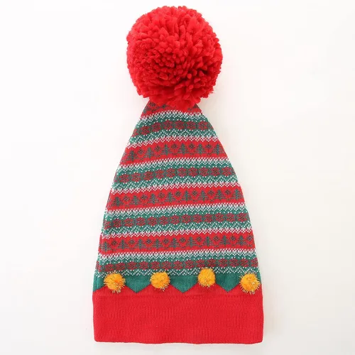 Vista 4 de LMLALML Sombreros de Navidad para mujeres niños y hombres elegante de punto cálido divertido gorro para Año Nuevo fiesta festiva