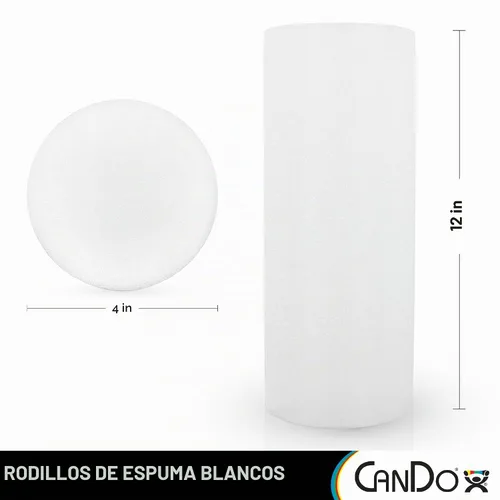 Vista 2 de Cando Jumbo la mitad Ronda – Rodillo de espuma, Round, 1