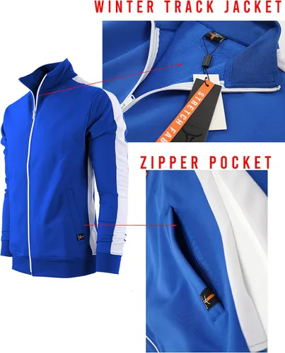 Vista 5 de SCREENSHOT Chaqueta deportiva para hombre, estilo hip hop, ajuste delgado, cómoda, atlética, fitness, moda, estilo urbano, ropa de calle