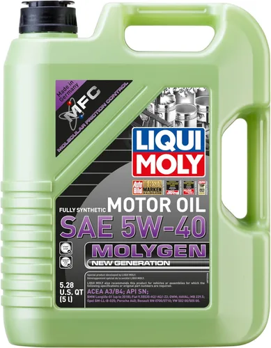 Vista 7 de Liqui Moly 20230 Molygen New Generation 5W-40 Aceite de motor, 1 Litro