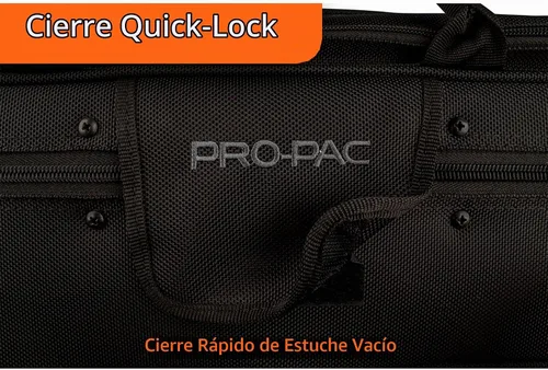 Vista 8 de Funda recta para saxofón soprano PRO PAC de Protec, modelo PB310, color negro