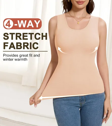 Vista 4 de Camiseta sin mangas adelgazante para mujer, cuello en V, camisola de encaje con brasier integrado, capa base