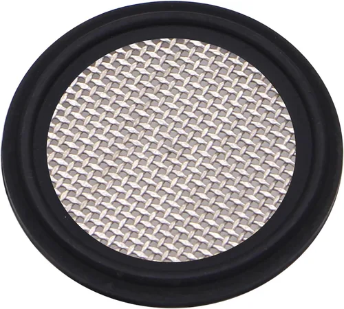Vista 12 de DERNORD Junta sanitaria FKM de 2" con pantalla de acero inoxidable - Abrazadera triple trébol (paquete de 1) (6 mallas)