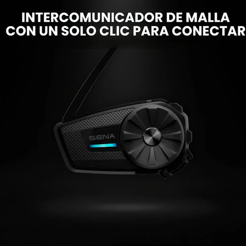 Vista 2 de Sena Spider ST1 Sistema de comunicación de red en malla para motocicleta, paquete individual