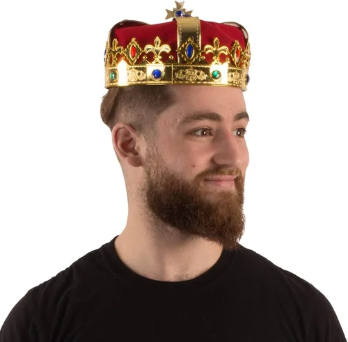 Vista 4 de Tigerdoe Kings Crown - Paquete de 4 coronas de rey real y tiara de princesa - Accesorios para disfraz