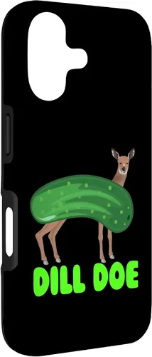 Vista 3 de Dill Doe - Carcasa para iPhone 17, diseño de ciervos y naturaleza divertida para adultos