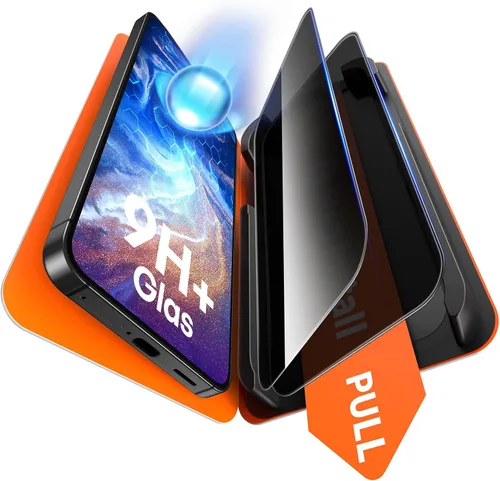 Vista 9 de TAURI 2 Pack for Samsung Galaxy Z Fold 8 Ultra Privacy Screen Protector Negro
