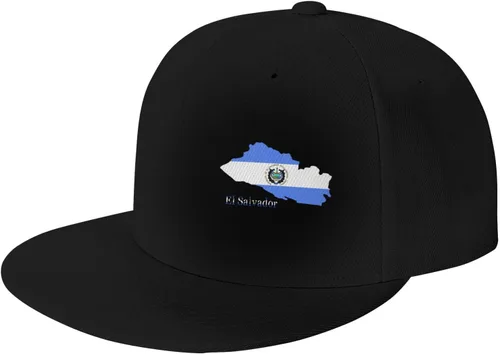 Vista 2 de Flag Map - Gorra de béisbol ajustable con visera plana para hombre y mujer, diseño de bandera