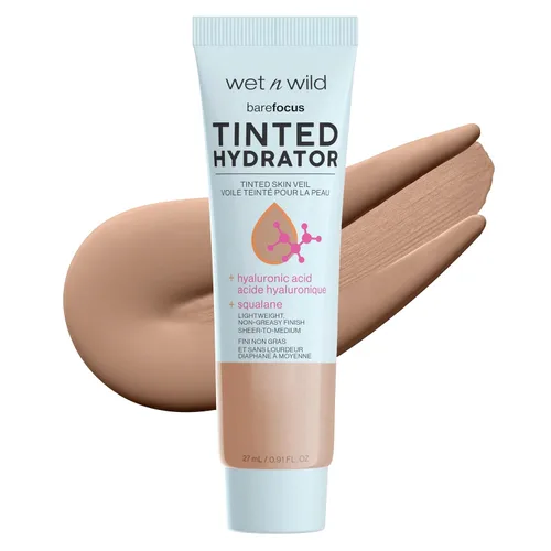 Vista 5 de wet n wild - Enfoque sin maquillaje, hidratante entintado, velo entintado para piel, cobertura ligera y acumulable con ácido hialurónico y escualano
