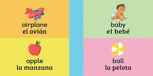 Vista 2 de 100 First Words for Toddlers English-Spanish Bilingual 100 primeras palabras para niños pequeños Inglés - Español Bilingüe