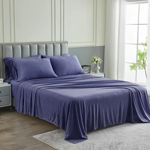 Vista 9 de Pure Bedding Juego de Sábanas Twin - Sábanas de Cama de Microfibra Ultra-Suave 1800 - Doble Cepillado - Bolsillos Profundos - Ajuste Fácil - Extra