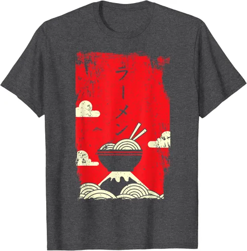 Vista 39 de Ramen Noodles Camiseta de arte japonés, Negro