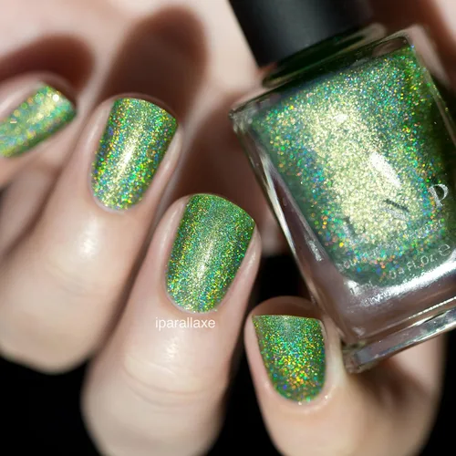 Vista 6 de ILNP 1UP - Esmalte de uñas holográfico, manicura resistente al desprendimiento, laca de uñas de larga duración, acabado suave y brillante,