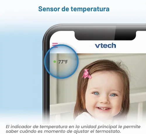 Vista 10 de VTech RM9751 Yellow Daisy Smart Wi-Fi Cámara para bebé