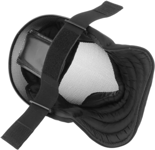 Vista 4 de Generic Protección facial multifunción comodidad con equipo de espada portátil acolchado, casco de esgrima para competición de máscaras, suministros