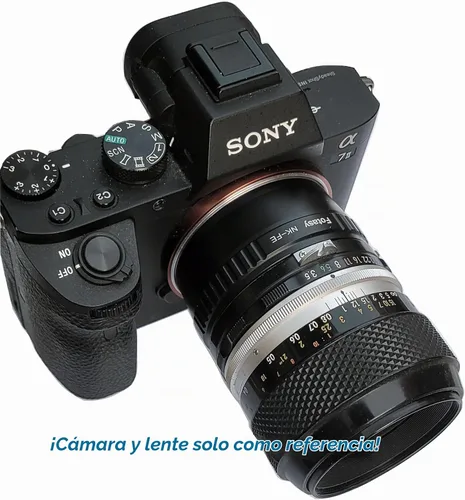 Vista 5 de Fotasy lente ANAF Sony Minolta MA AF para cámara Sony NEX E-Mount, color negro