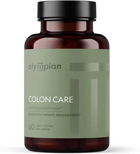 Vista 3 de Olympian Labs Cuidado del colon, 60 cápsulas vegetales, salud digestiva, desintoxicación, sistema inmunológico saludable, 30 porciones