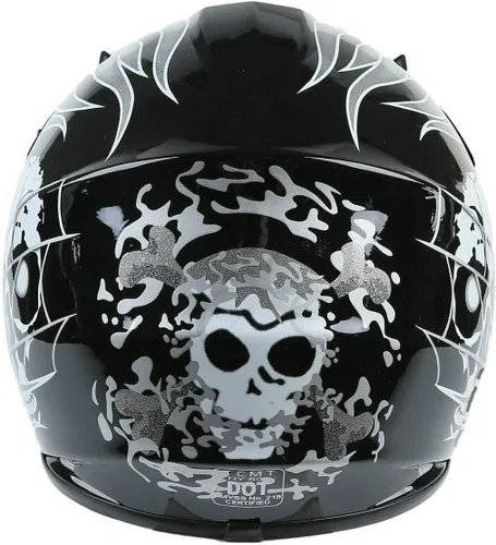 Vista 5 de SLMOTO - Casco DOT para niños y jóvenes, casco de motocross para todoterreno y calle, casco de motocicleta, casco de bicicleta de tierra, motocross