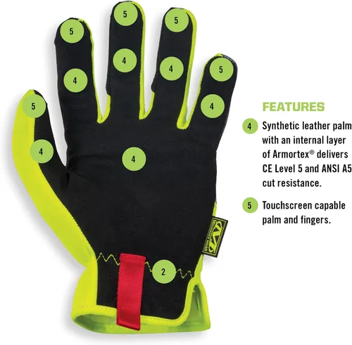 Vista 10 de Mechanix Wear FastFit E5 - Guantes de trabajo