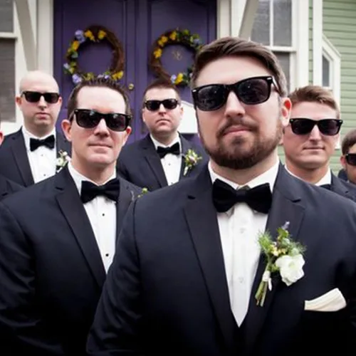 Vista 6 de LotsBuyLots Regalos para padrinos de boda, 10 lentes de sol de boda, regalos de despedida de soltero para novio, novio de equipo (novio de equipo)
