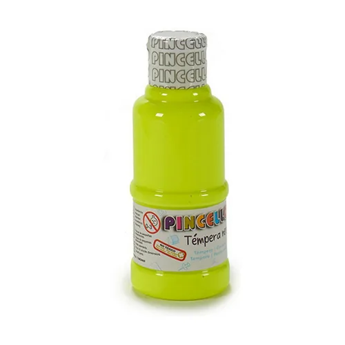 Vista 2 de Témperas Pincello Neon Amarillo 120 ml (12 Unidades)