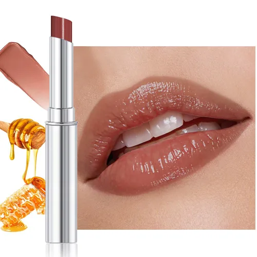 Vista 12 de Tinte labial marrón oscuro con tinte de miel, bálsamo labial, brillo labial, lápiz labial, tintes labiales hidratantes transparentes, color labial