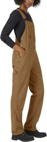 Vista 4 de Dickies womens Duck Double Front Bib Overalls