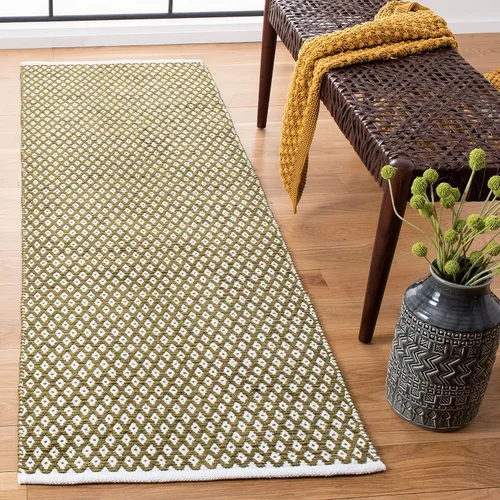 Vista 16 de Safavieh Boston - Colección BOS685A - alfombra de área de algodón, hecha a mano, color café, Algodón, Anaranjado