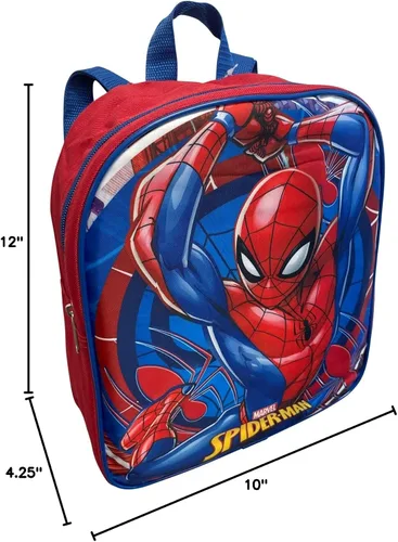 Vista 5 de Ruz Spider-Man Toddle Boy - Mini mochila de 12 pulgadas (rojo-azul)