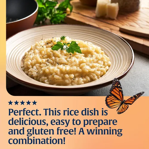 Vista 7 de Lundberg Arroz Cremoso con Queso Parmesano Risotto - Mezcla de Arroz Arborio Certificado Orgánico Regenerativo y Condimento, Sin Gluten, Caja de 5.5