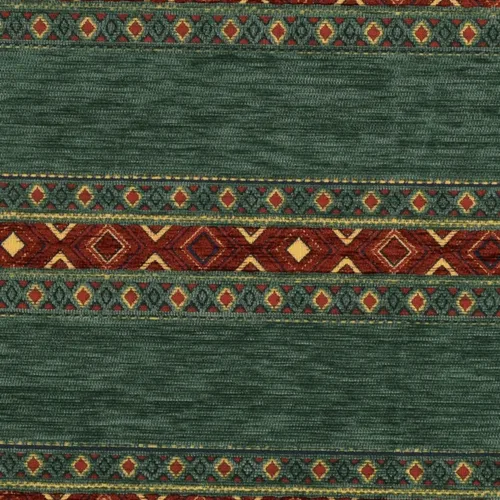 Vista 3 de Kilim - Tapiz de tela para tapicería Kilim bohemio tribal suroeste turco, marroquí, marroquí, mexicano, tela étnica por Yard Meter (1)