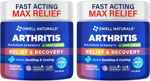 Vista 10 de Owell Naturals Crema para articulaciones y músculos, penetración profunda, alivio y recuperación de máxima fuerza para articulaciones y músculos